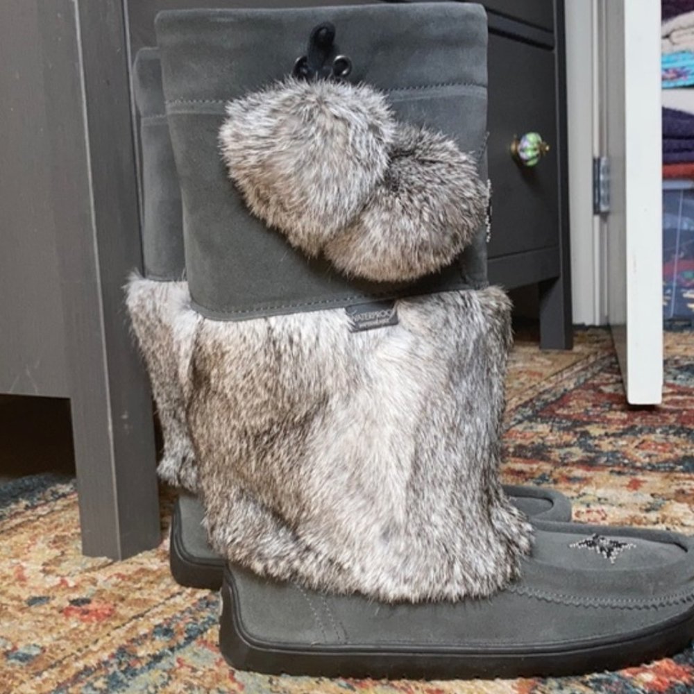 Manitobah Snowy Owl Mukluk Waterproof Size 6